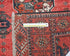 3x5 Red Ersari Afghan Hand Knotted Veg Dye Wool Area Rug